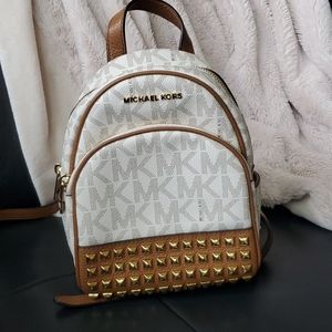 Michael Kors XS Abbey studded backpack